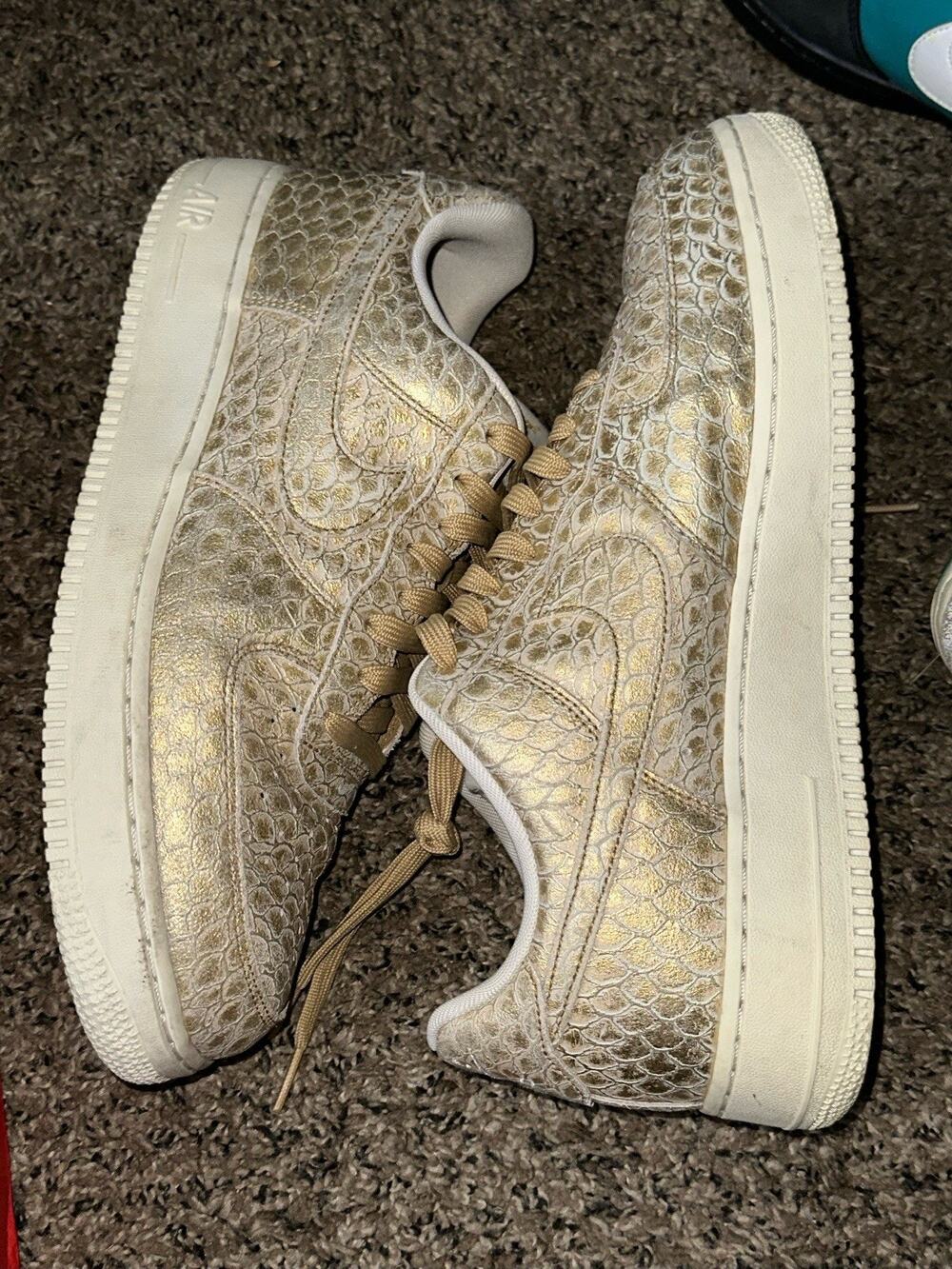 Size 12 - Nike Air Force 1 '07 LV8 Low Golden Scales LEP